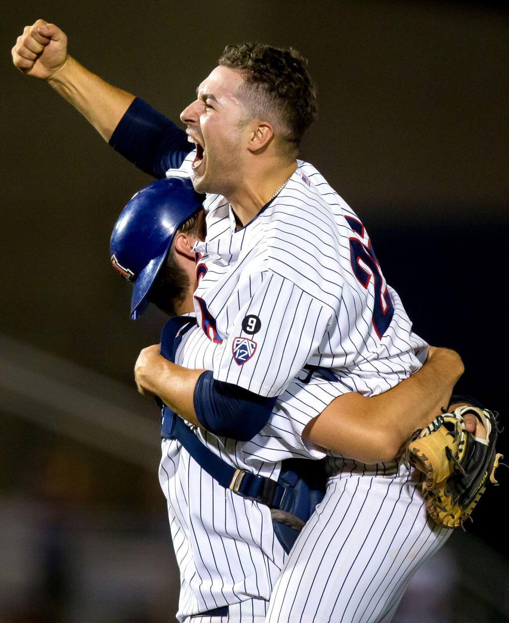 vince celebrating