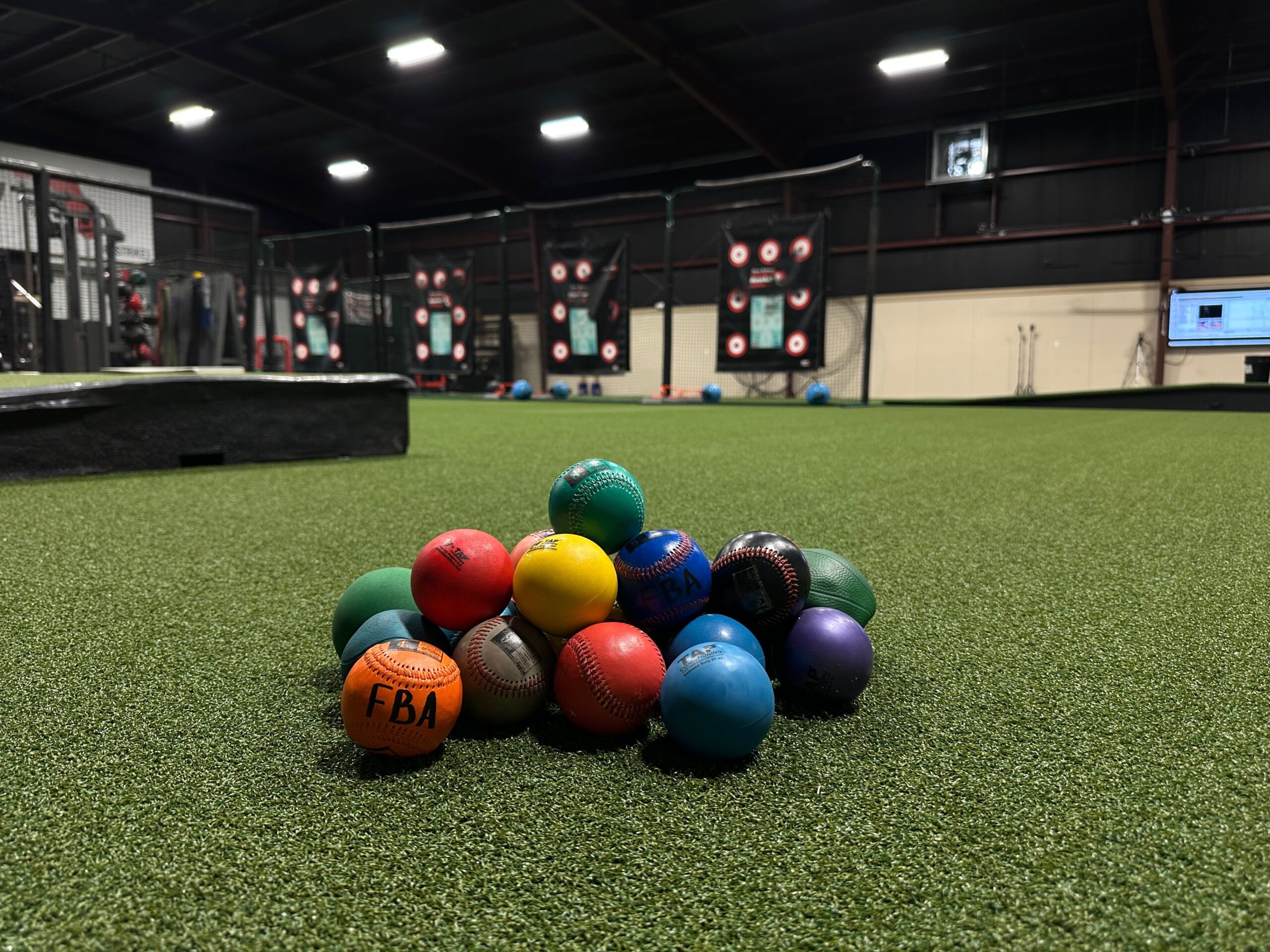 Weighted balls artistic