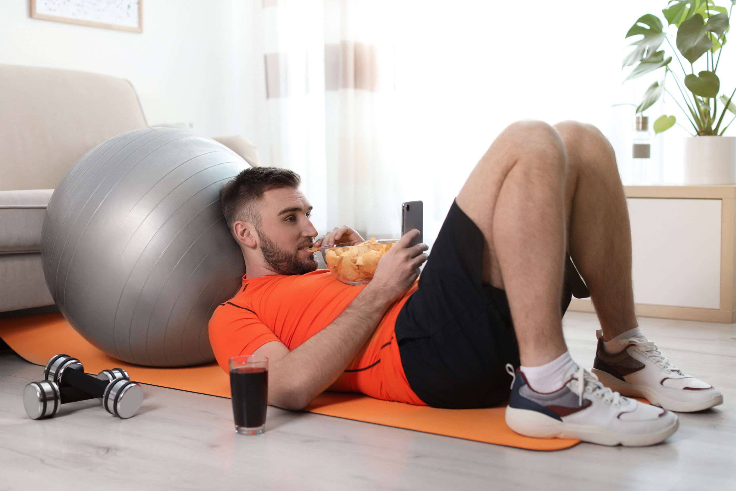 lazy athlete