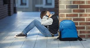 Sad School boy